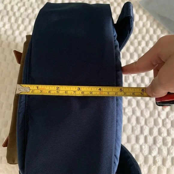 Blue and Brown Women's Backpack - Picture 5 of 8